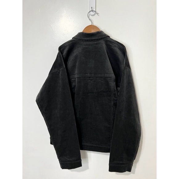 Eileen Fisher Velvet Classic Corduroy Collar Jacket in Black Size XS - Picture 4 of 7